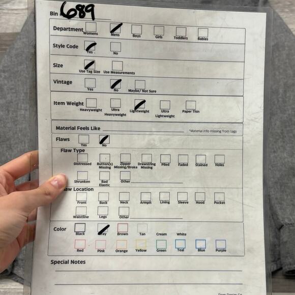 Levis Battery Housemark Slim‎ Gray Mens Large Long Sleeve Button Up Shirt EUC - Picture 8 of 10